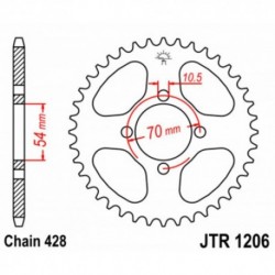 Couronne JT SPROCKETS JTR1206 42 dents - pas de 420