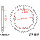 Couronne JT SPROCKETS JTR1857 38 dents - pas de 520 acier carbone C49