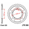 Couronne JT SPROCKETS JTR898 38 dents - pas de 525