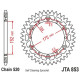 Couronne JT SPROCKETS aluminium ultra-light anti-boue YAMAHA YZ WR avant 1998 48 dents Noir