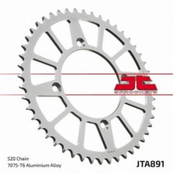 Couronne JT SPROCKETS aluminium ultra-light anti-boue 46 dents KTM FREERIDE Noir