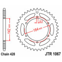 Couronne JT SPROCKETS JTR1067 52 dents - pas de 428 acier carbone C49