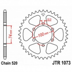 Couronne JT SPROCKETS JTR1073 46 dents - pas de 520