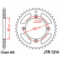 Couronne JT SPROCKETS JTR1214 36 dents - pas de 420 acier carbone C49