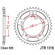 Couronne JT SPROCKETS JTR1316 28 dents - pas de 420 acier carbone C49