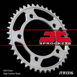 Couronne JT SPROCKETS JTR1316 39 dents - pas de 420 acier carbone C49