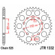 Couronne JT SPROCKETS JTR1332 42 dents - pas de 525 acier carbone C49