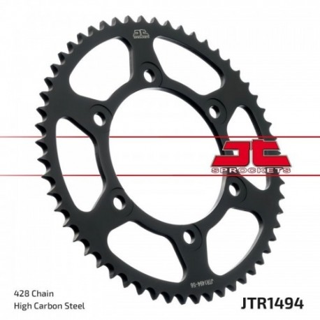 Couronne JT SPROCKETS aluminium ultra-light anti-boue 428 56 dents