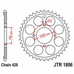 Couronne JT SPROCKETS JTR1806 56 dents - pas de 428