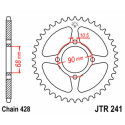 Couronne JT SPROCKETS JTR241 53 dents - pas de 428 acier carbone C49