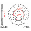 Couronne JT SPROCKETS JTR254 37 dents - pas de 520