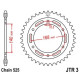 Couronne JT SPROCKETS JTR3 ZBK 47 dents - pas de 525 acier carbone C49 Noir