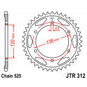 Couronne JT SPROCKETS JTR312 40 dents - pas de 525 acier carbone C49