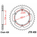 Couronne JT SPROCKETS JTR459 52 dents - pas de 428 acier carbone C49