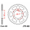 Couronne JT SPROCKETS JTR468 46 dents - pas de 428