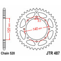 Couronne JT SPROCKETS JTR487 43 dents - pas de 520