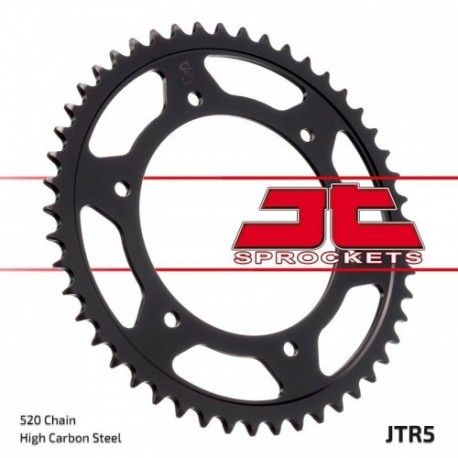 Couronne JT SPROCKETS JTR5 44 dents - pas de 520 acier carbone C49