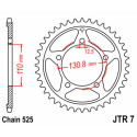 Couronne JT SPROCKETS JTR7 44 dents - pas de 525 acier carbone