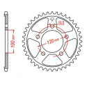 Couronne JT SPROCKETS JTR702 44 dents - pas de 525 acier carbone C49