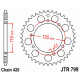 Couronne JT SPROCKETS JTR799 50 dents - pas de 420 acier carbone C49