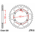 Couronne JT SPROCKETS JTR8 48 dents - pas de 520 acier carbone C49