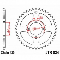 Couronne JT SPROCKETS JTR834 32 dents - pas de 420