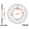 Couronne JT SPROCKETS JTR857 45 dents - pas de 520