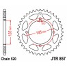 Couronne JT SPROCKETS JTR857 45 dents - pas de 520