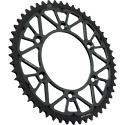 Couronne JT SPROCKETS Bi matière anti-boue HONDA CR CRF Gris 49 dents