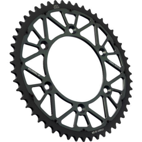 Couronne JT SPROCKETS Bi matière anti-boue HONDA CR CRF Gris 49 dents