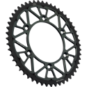 Couronne JT SPROCKETS Bi matière anti-boue SX SXF EXC EXCF / TC TE FC FE / MC MCF EC ECF Gris 50 dents