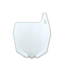 Plaque numéro frontale Rtech blanc Yamaha