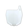 Plaque numéro frontale Rtech blanc Yamaha