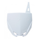 Plaque numéro frontale Rtech blanc Yamaha YZ85