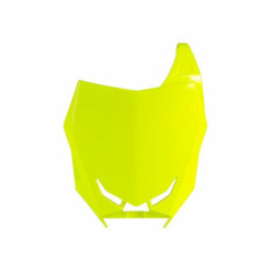 Plaque numéro frontale Rtech jaune fluo Suzuki RM-Z450