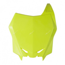 Plaque numéro frontale Rtech Factory jaune fluo Suzuki RM-Z250/450