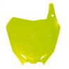 Plaque numéro frontale Rtech jaune fluo Suzuki RM-Z250/450