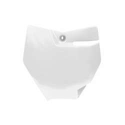 Plaque numéro frontale Rtech blanc KTM SX85