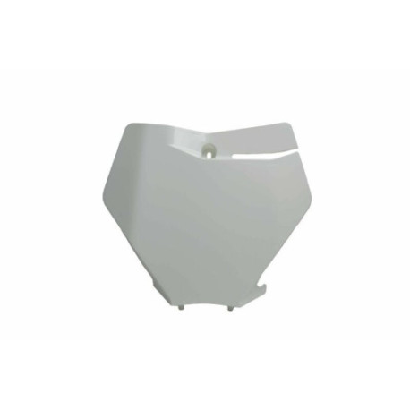 Plaque numéro frontale Rtech blanc KTM SX/SX-F