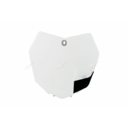 Plaque numéro frontale Rtech blanc KTM