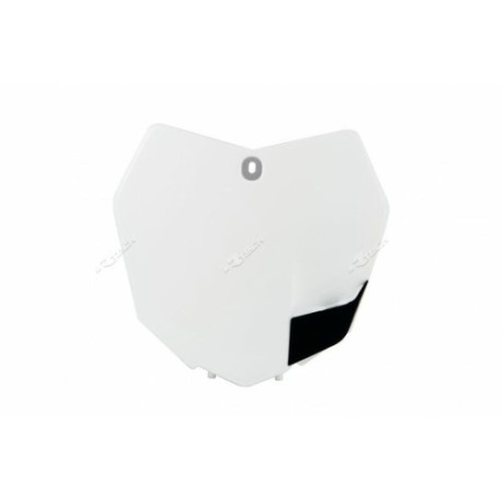 Plaque numéro frontale Rtech blanc KTM