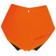 Plaque numéro frontale Rtech orange KTM