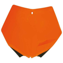 Plaque numéro frontale Rtech orange KTM