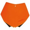 Plaque numéro frontale Rtech orange KTM