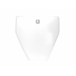 Plaque numéro frontale Rtech blanc Husqvarna TC85