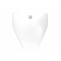 Plaque numéro frontale Rtech blanc Husqvarna TC85