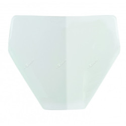 Plaque numéro frontale Rtech blanc Husqvarna FC/FE 250/350/450