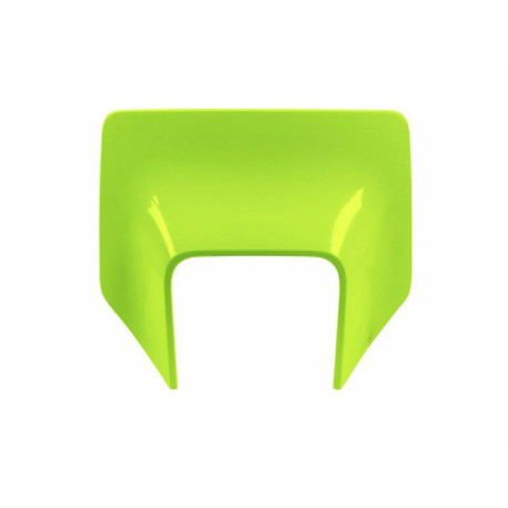 Plaque numéro frontale Rtech jaune fluo Husqvarna TE/FE