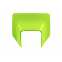 Plaque numéro frontale Rtech jaune fluo Husqvarna TE/FE