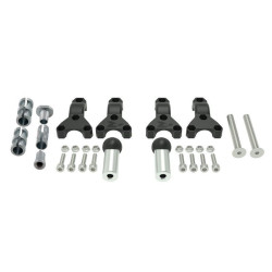 Kit fixation Rtech pour protège-mains HP3 Ø22/28,6mm